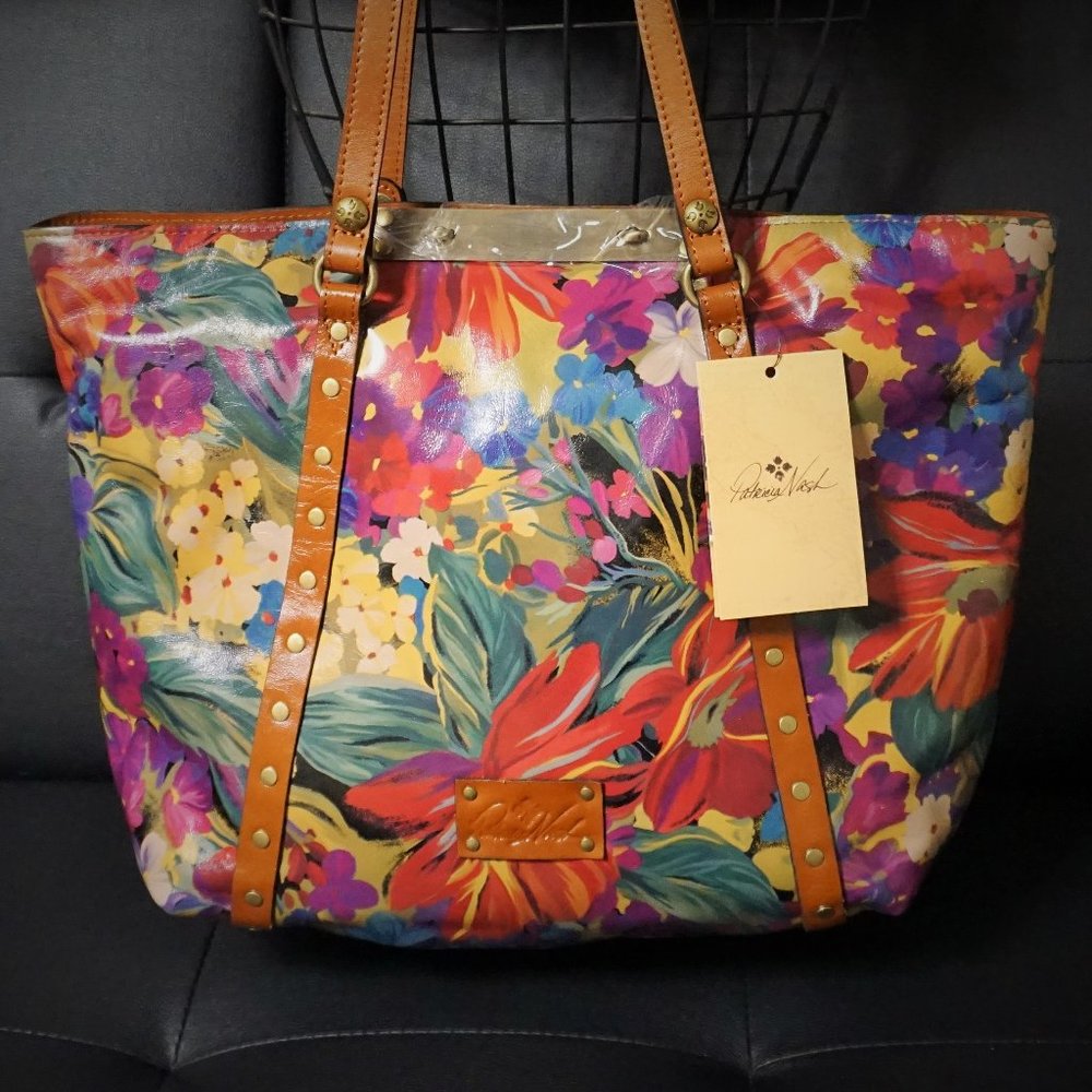 Patricia Nash Floral Boho Western Travel Tote Bag
